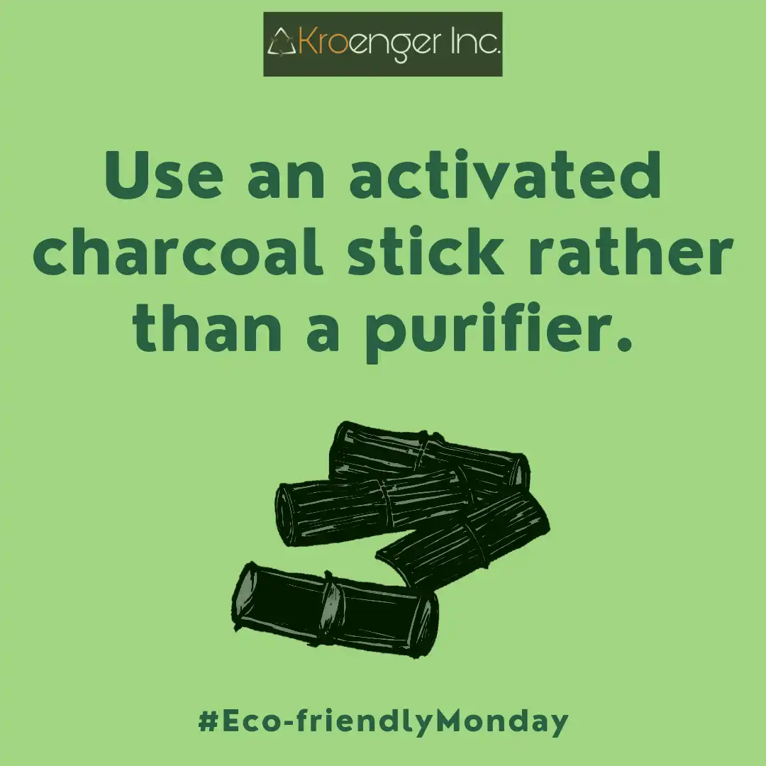 Use an activated charcoal stick rather than a purifier.