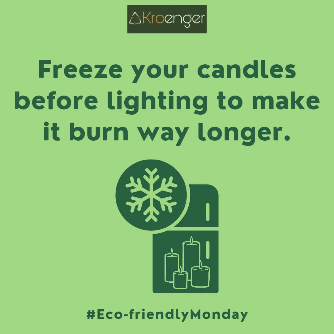 Freeze your candles before lightning to make it burn way longer.